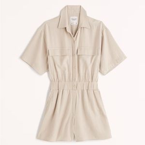 Abercrombie Short Sleeve Utility Romper